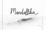 Mandallika | Handwritten Font Series, a Script Font by Ngapak Studio (Thumbnail 1 of 12)