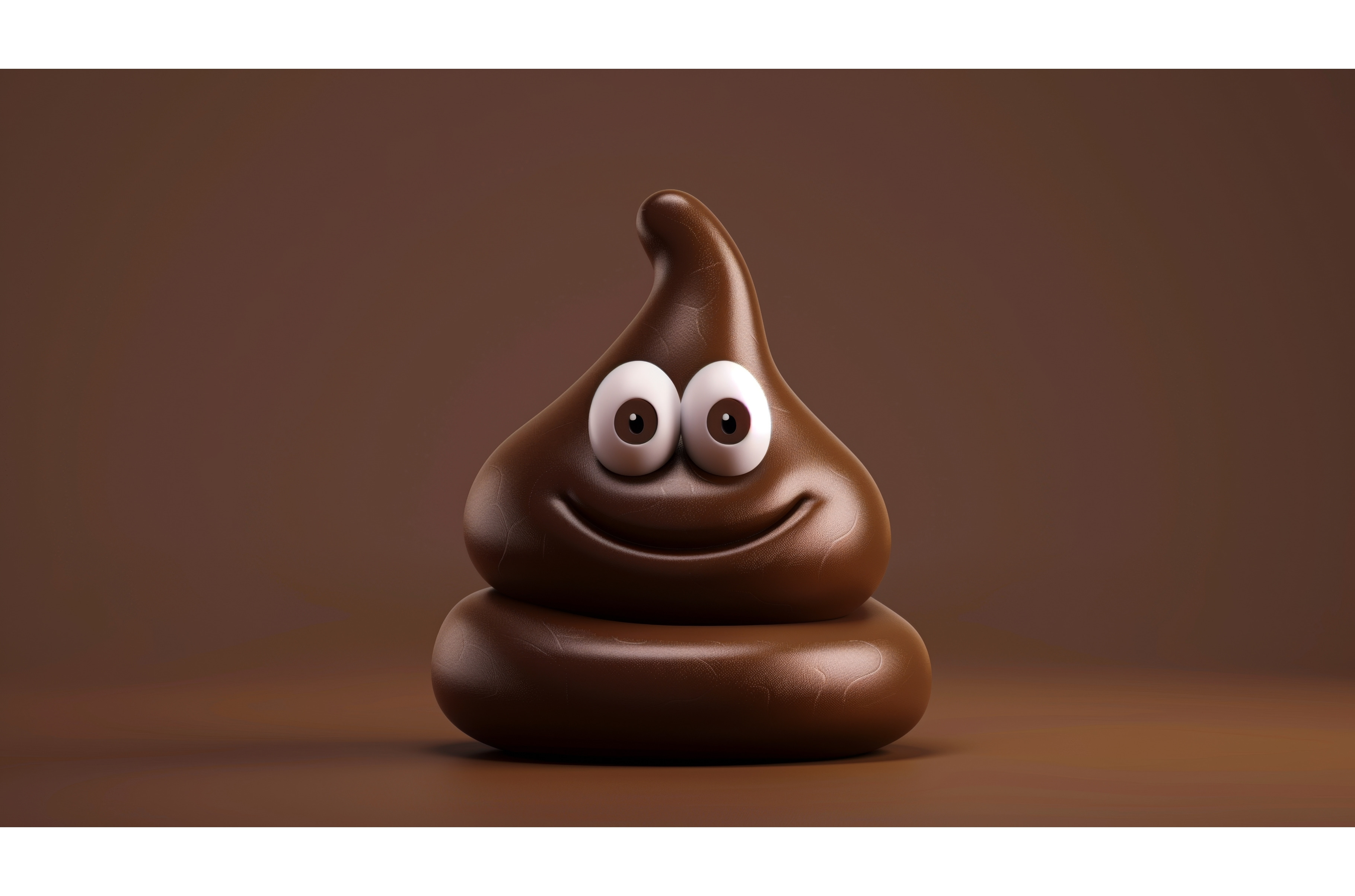 Cute cartoon style poop emoji with, an Animal Illustration by Sergey ...