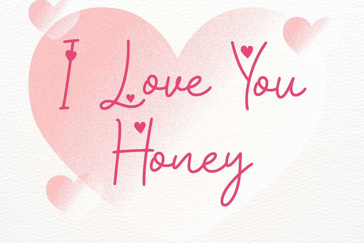 Aisha Valentine, a Handwritten Font by Yoga Letter (Photo 3 of 6)
