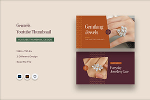 Gemiels - Youtube Thumbnail, a Social Media Template by Fannan Studio