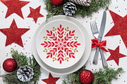 Red and Gold Watercolor Christmas, a Seasonal Illustration by ArtIrisArt (Thumbnail 12 of 13)