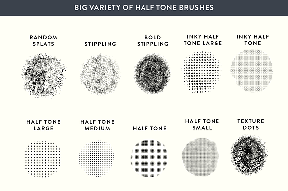 Procreate Halftone + Stippling Set preview 6
