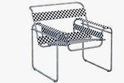 Wassily Chair by Marcel Breuer 3d, a Furniture 3D Model by 3dmitruk (Thumbnail 7 of 12)