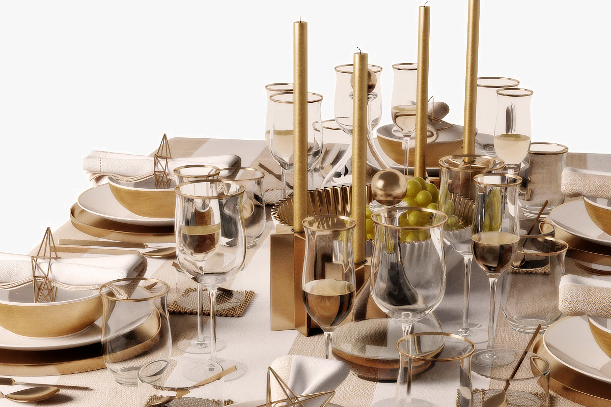 table setting 05, an Object 3D Model by 3dcruz (Photo 13 of 14)
