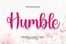 Humble | Script Font