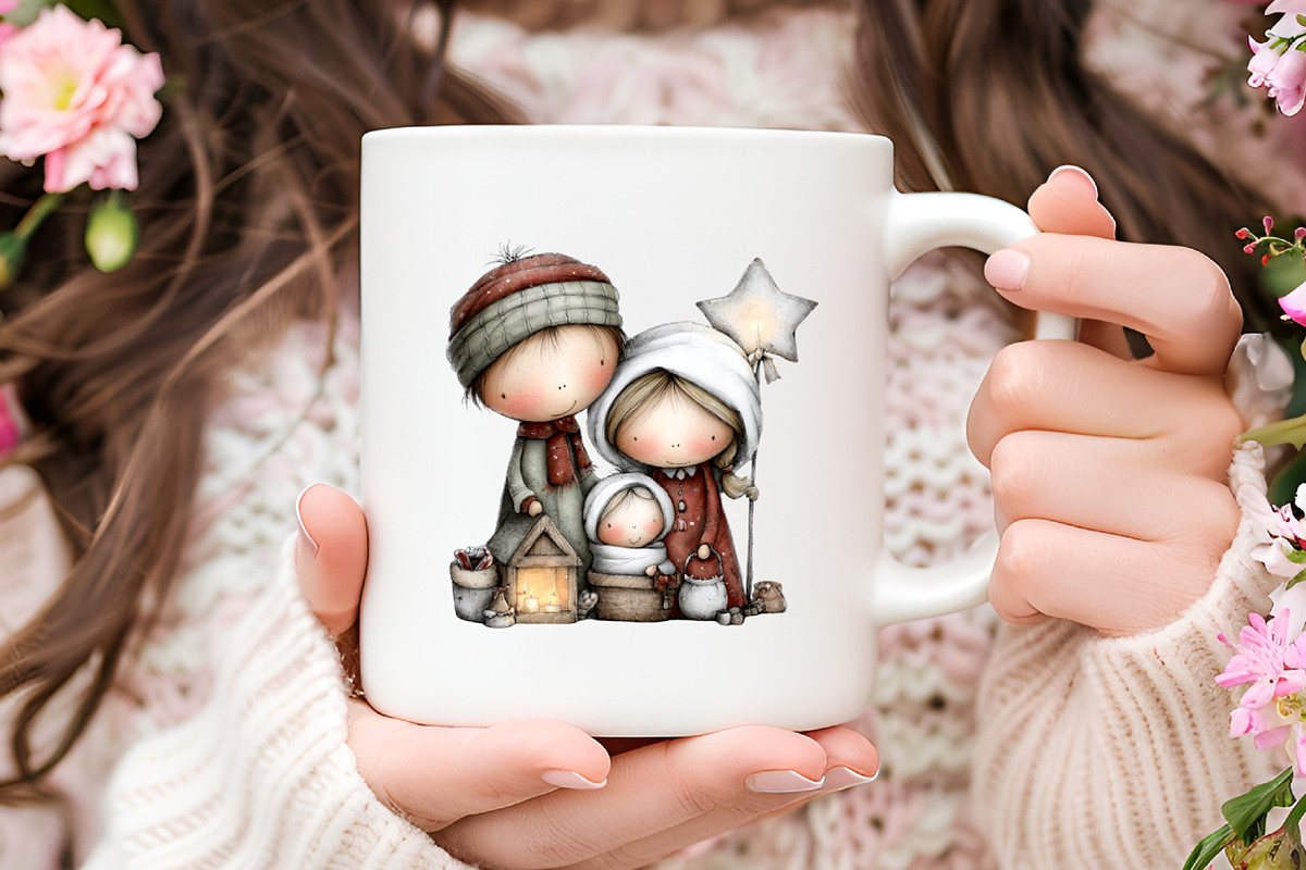 Christmas Nativity Clipart, an Illustration by RobertsArt (Photo 7 of 7)