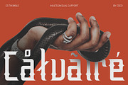 CS Thimble – Gothic Font, a Sans Serif Font by Craft Supply Co. (Thumbnail 3 of 8)