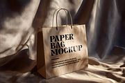 Paper Bag Mockup, a Packaging Mockup by GenesisCreativeCo (Thumbnail 1 of 3)