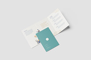 **A4 Trifold Brochure Mockup**  This, an Advertising Mockup by YurnalisPerix (Thumbnail 5 of 5)