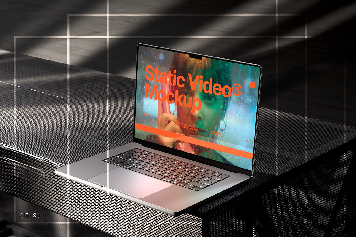 FORATED (001) - Static Video Mockup, a Mac Mockup by wearestokt (Photo 2 of 2)