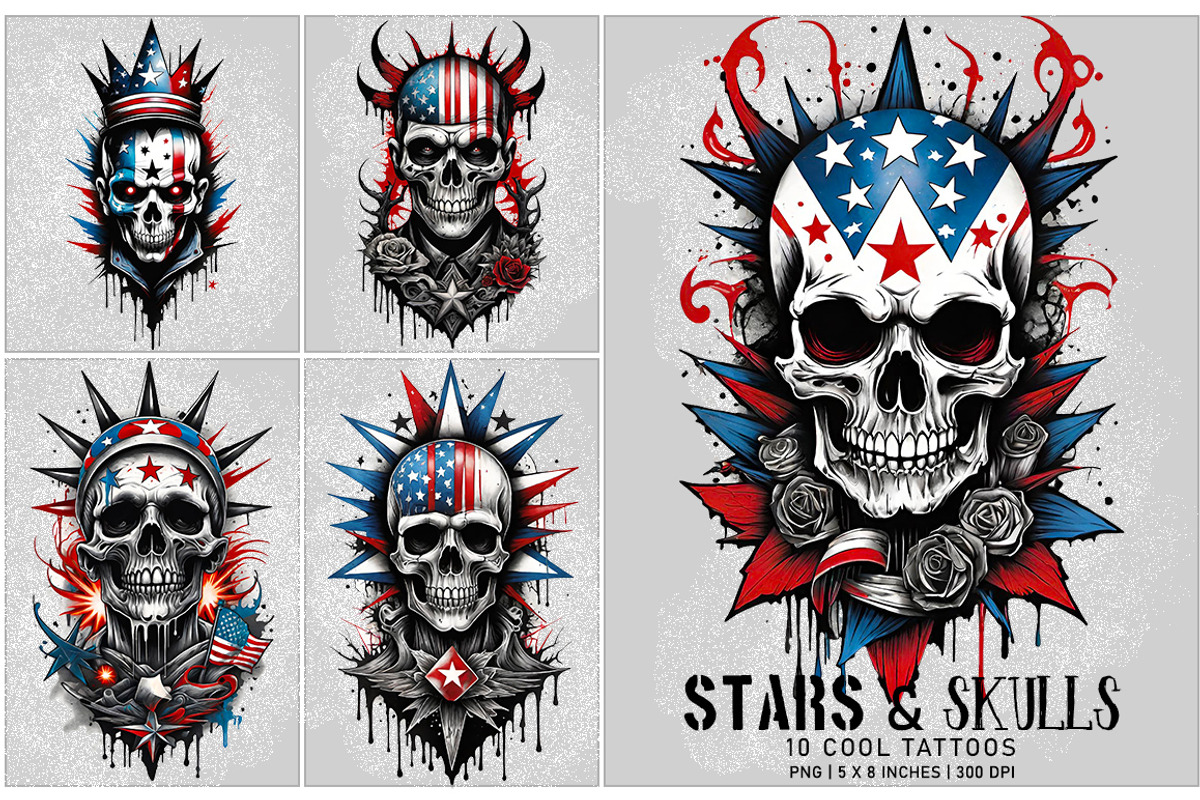 Stars and Skulls, an Object Graphic by Digital Art Creations (Photo 2 of 6)