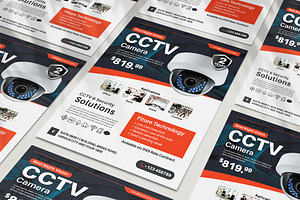CCTV Product Flyer Template