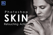 Skin Retouching Photoshop Actions, an Action Add-On by Dene Studios (Thumbnail 1 of 3)