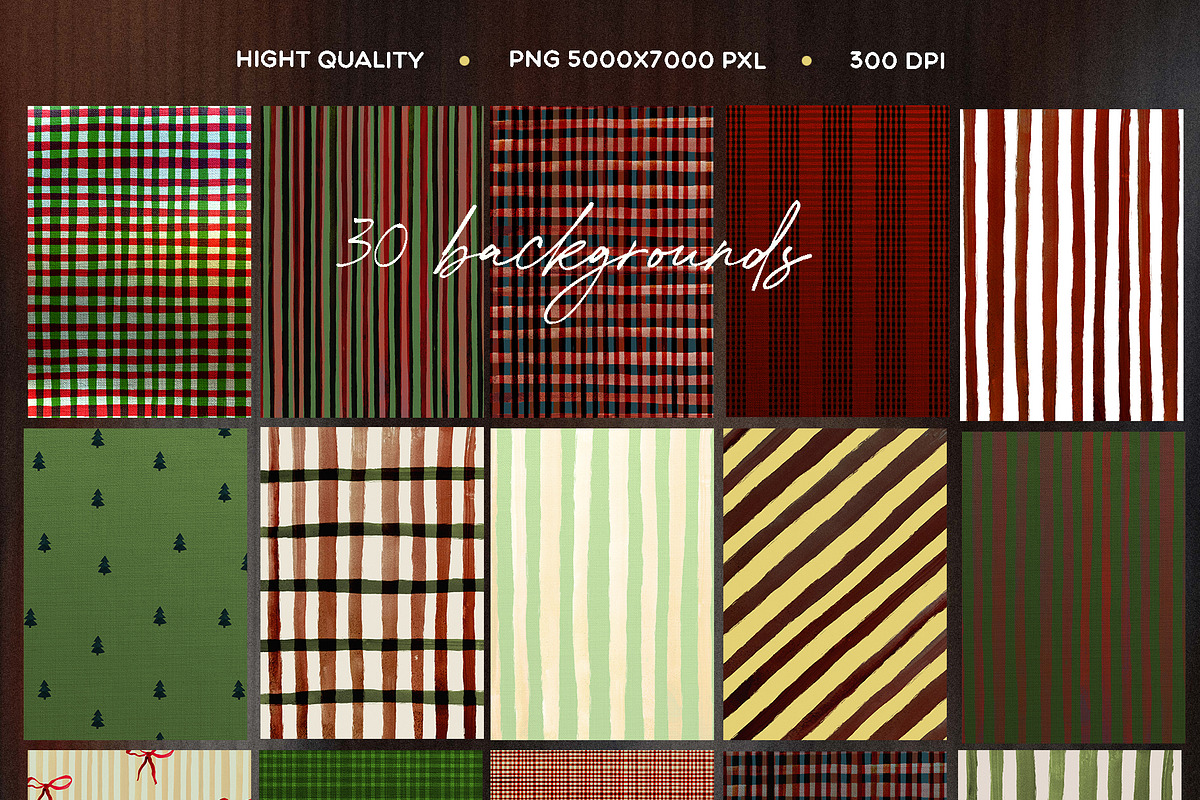 Christmas frames and backgrounds, a Background Graphic by Vero Arts (Photo 5 of 9)