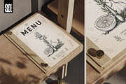 Wooden Menu Board on Screws Mockup, an Advertising Mockup by SD Mockup (Thumbnail 2 of 3)