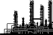 Industrial Factory Silhouette Bundle, an Illustration by Designs_River (Thumbnail 15 of 45)