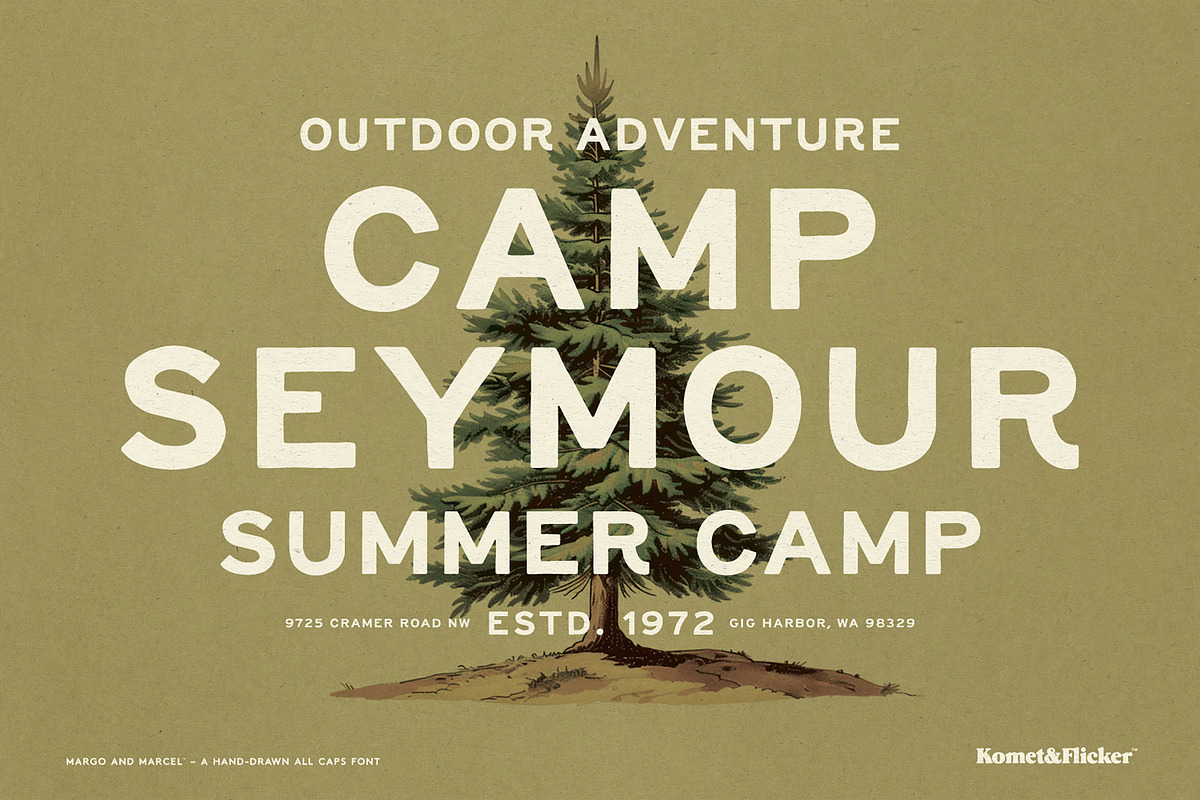 Margo and Marcel - A Hand-Drawn Font, a Sans Serif Font by Komet & Flicker (Photo 10 of 15)
