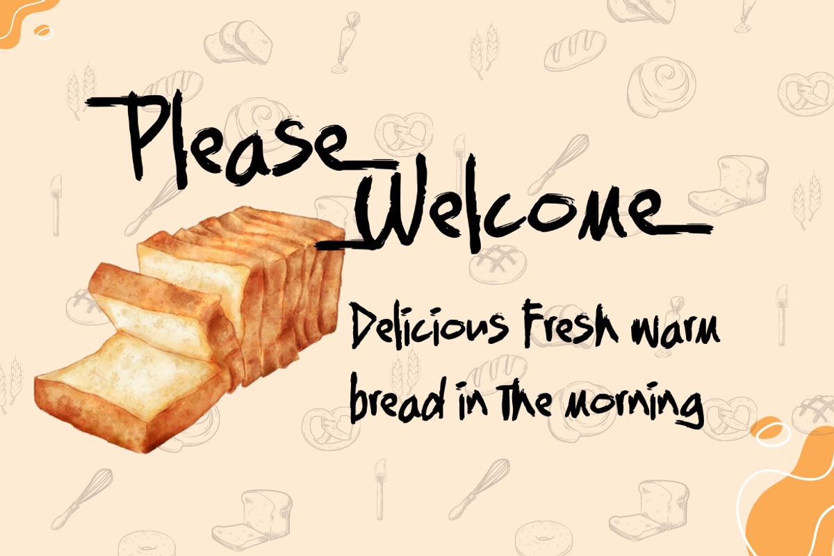 Floast Bread -Brush Handwritten Font, a Handwritten Font by Dhabee (Photo 11 of 14)