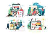 Company website vector Illustrations, a Work Illustration by Grivina's shop (Thumbnail 10 of 26)