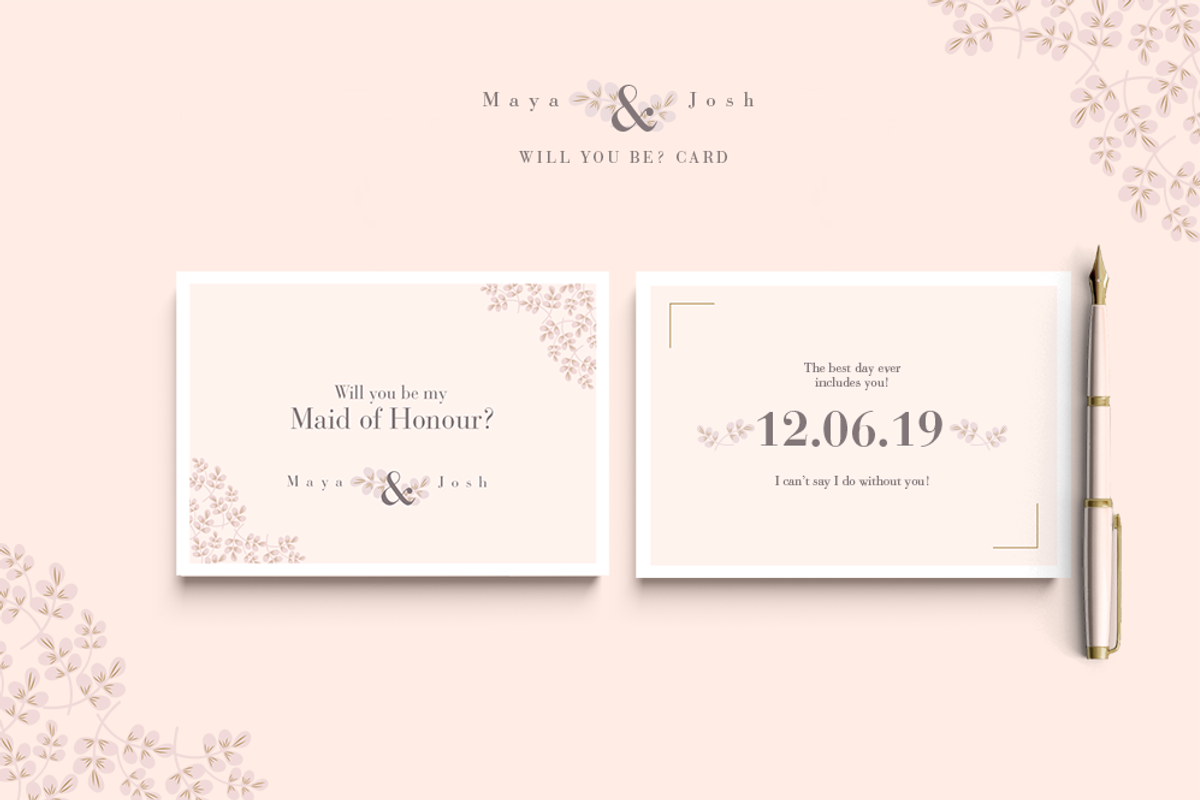 Wedding Collection: 7 sets-49 files, an Invitation Template by Werlang Paper (Photo 18 of 46)