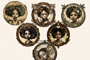 AFRICAN AMERICAN LOCKET FAIRY PNG, a Person Illustration by Daring Digies (Thumbnail 3 of 8)