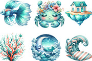 The Magical Ocean Sublimation Bundle, an Illustration by Designking (Thumbnail 2 of 4)
