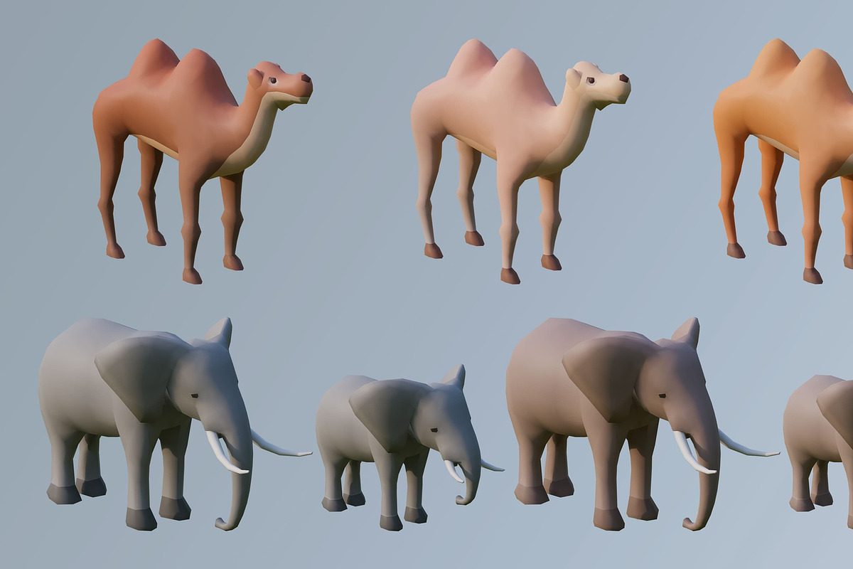 Animals 1, an Animal 3D Model by ithappy (Photo 11 of 32)