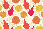 Vector tropical patterns set., a Pattern Graphic by Little A (Aigul) (Thumbnail 5 of 5)