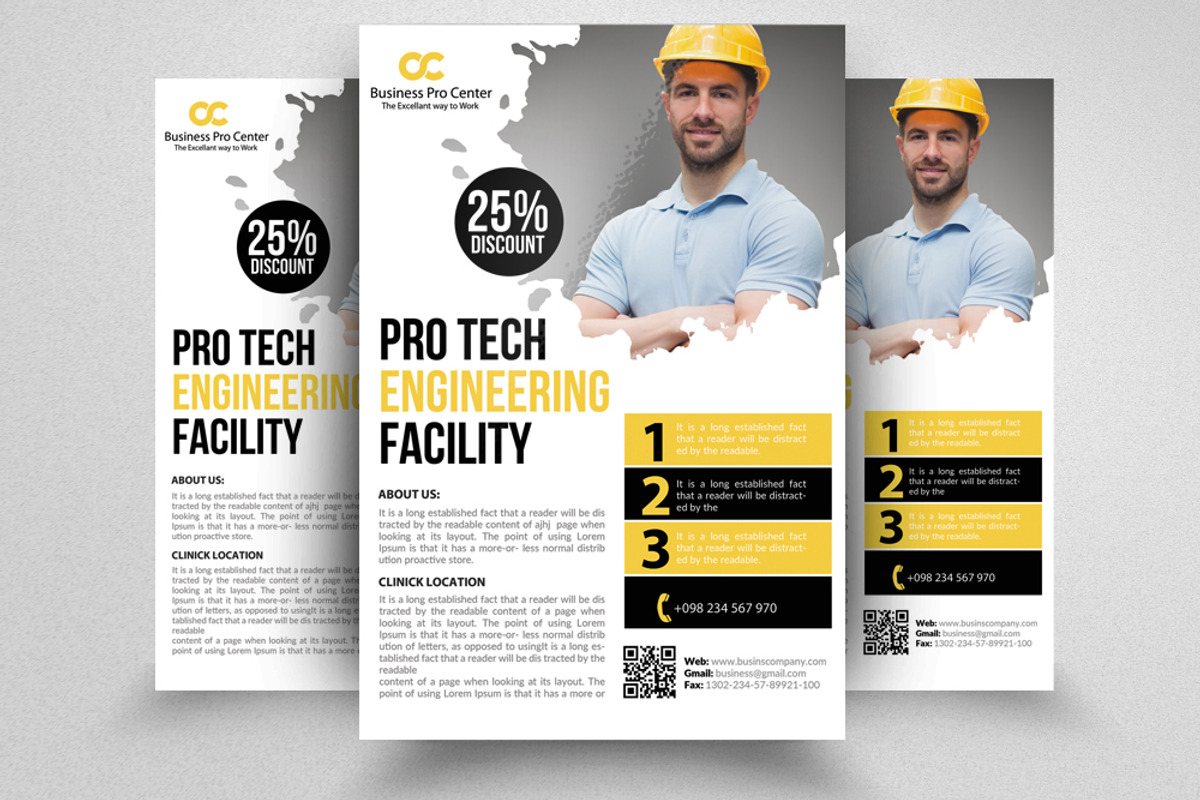 100 Business Flyers Mega Bundle, a Flyer Template by Design Up (Photo 87 of 100)
