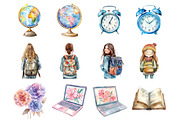 Fun School Activities Clipart, an Illustration by Design Market (Thumbnail 2 of 4)