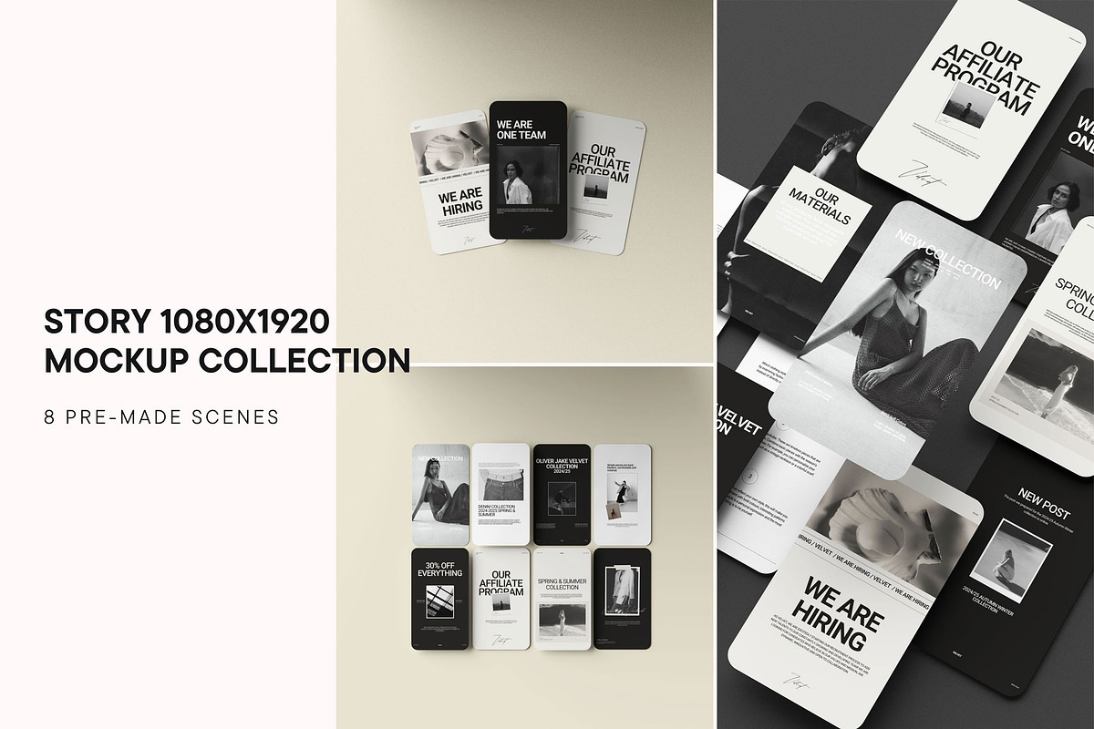 Story Mockup Collection, an iPhone Mockup by Mockup Line (Photo 1 of 10)