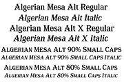 Algerian Mesa Alt Set, a Font by FontMesa (Thumbnail 4 of 4)