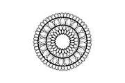 Floral Mandala Circle Frame Bundle, an Illustration by Gaye Art (Thumbnail 4 of 51)
