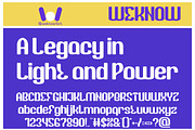 The Brighter Fortress font, a Font by weknow (Thumbnail 3 of 8)