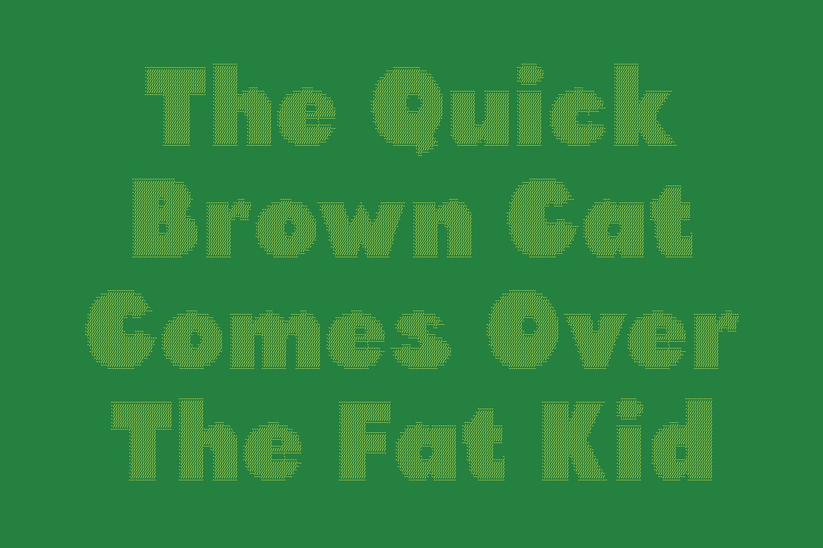CS Guthen Ascii, a Sans Serif Font by Craft Supply Co. (Photo 5 of 8)