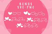 Minnie Heart Font, a Handwritten Font by KengGraphic (Thumbnail 9 of 9)