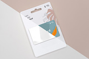Gift Card Mockup, a Print Template by Graphicnugget (Thumbnail 5 of 5)