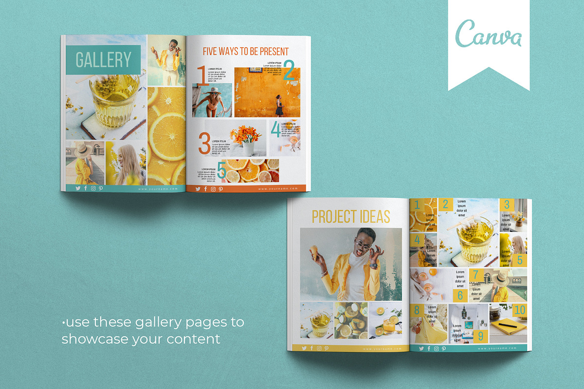 Canva Template for Ebook Workbook, a Templates & Theme by Miri Campbell