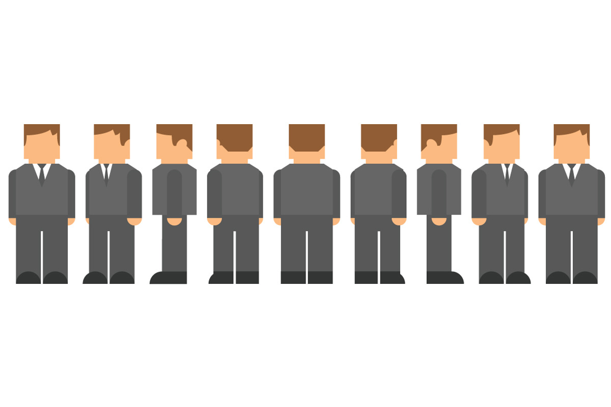 Business Man Character Turnaround