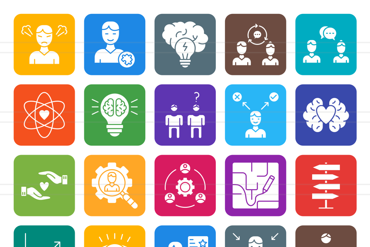 50 Soft Skills Filled Round Icons, an Icon by IconBunny (Photo 2 of 2)