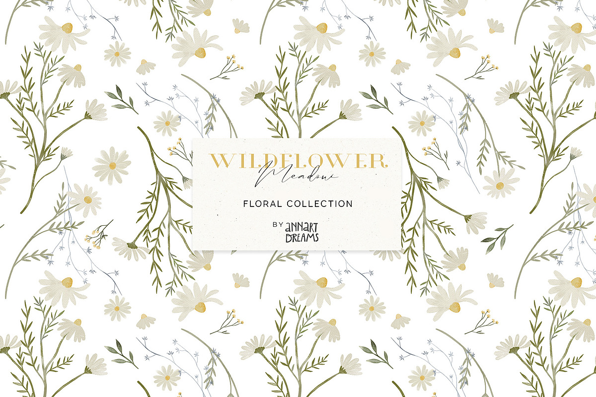 Wildflowers. Watercolor collection, an Illustration by annartdreams (Photo 13 of 14)