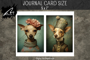 Printable Surreal Cute Dog