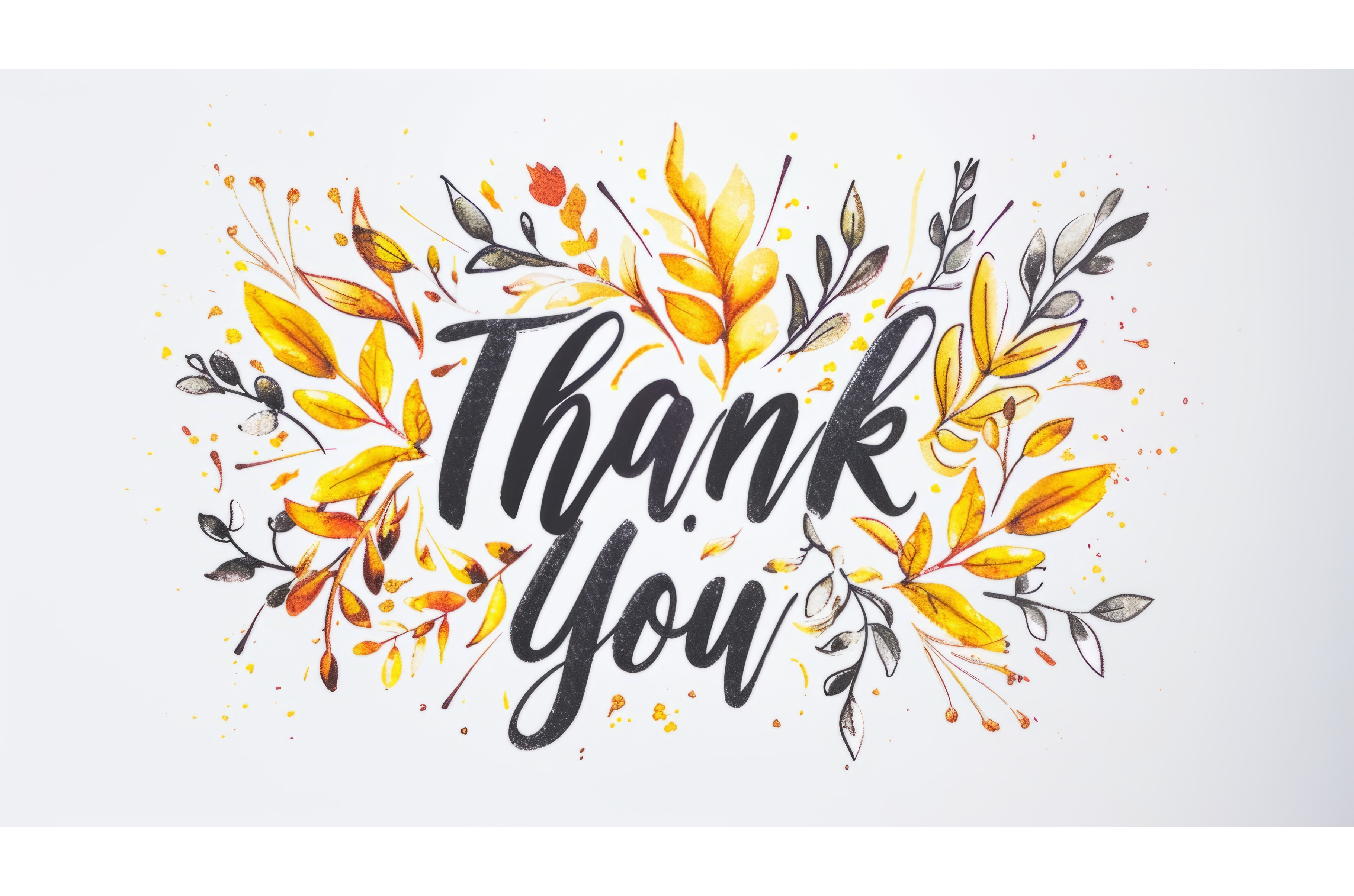 Words Thank You created in Modern, an Illustration by Visual Generation