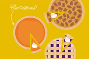 Vector Thanksgiving Pies, an Icon by Sarah Hearts (Thumbnail 5 of 5)