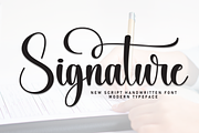 Signature | Script Font, a Handwritten Font by Scratchones (Thumbnail 1 of 9)