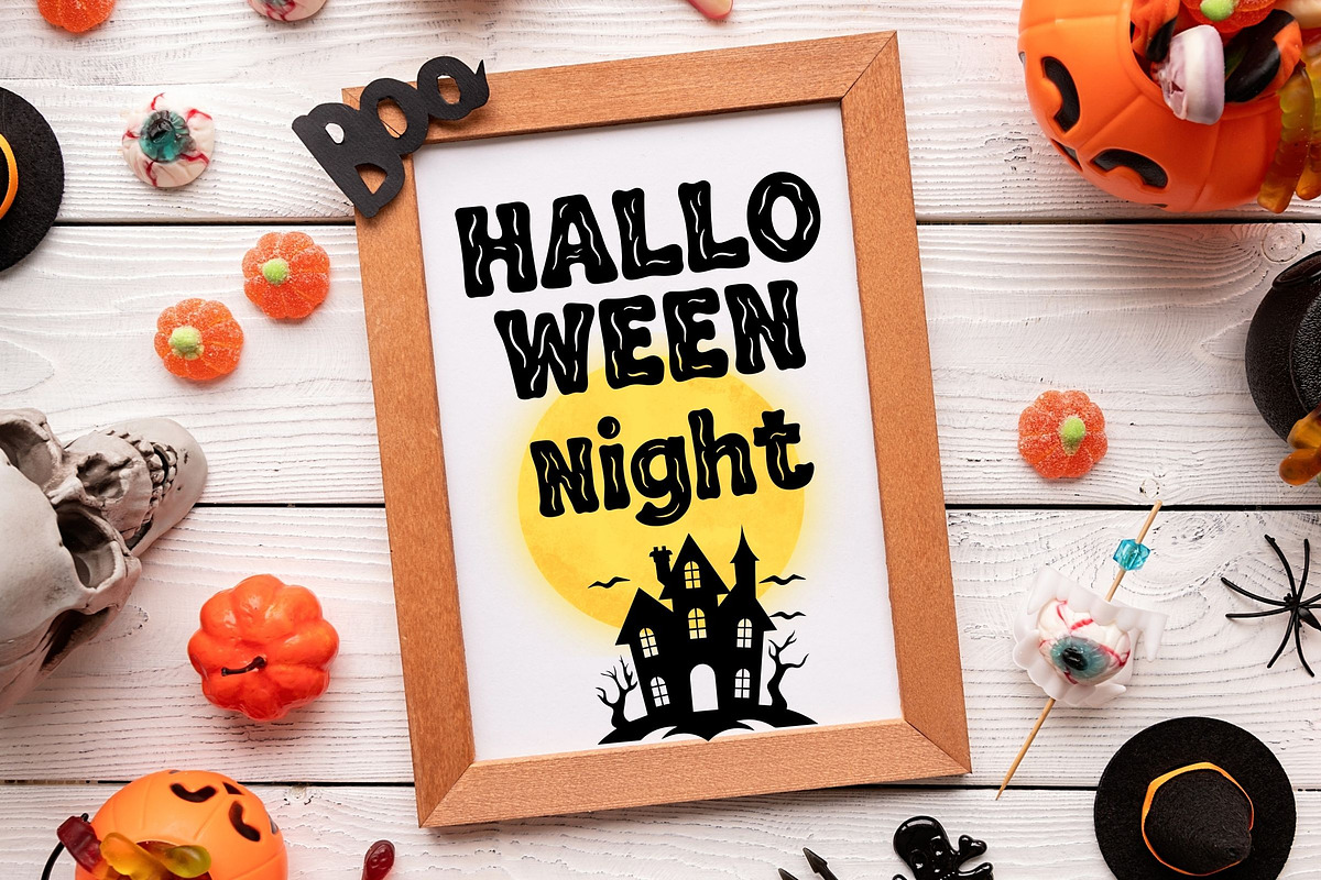 WitchMist – Spooky Halloween Font, a Symbol Font by AnningArts (Photo 3 of 8)