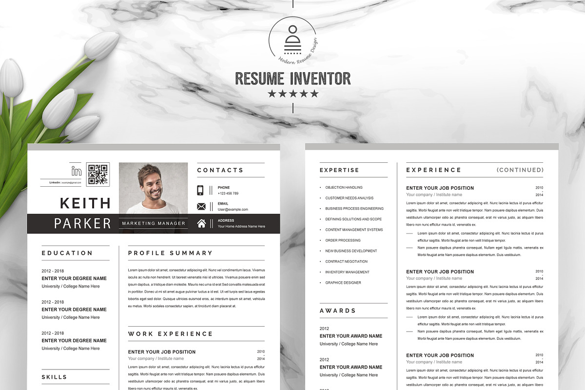 JOB WINNING RESUME - 50 TEMPLATES, a Resume Template by ResumeInventor (Photo 168 of 184)