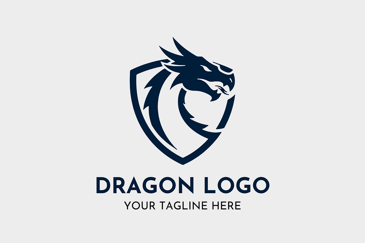 Dragon Powerful Emblem Logo Design, a Branding & Logo Template by Megafox Studio (Photo 2 of 2)