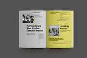 Gray Minimal ESG Impact Report, a Brochure Template by Neermana (Thumbnail 4 of 11)
