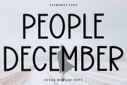 People December, a Sans Serif Font by FreshTypeINK (Thumbnail 1 of 6)